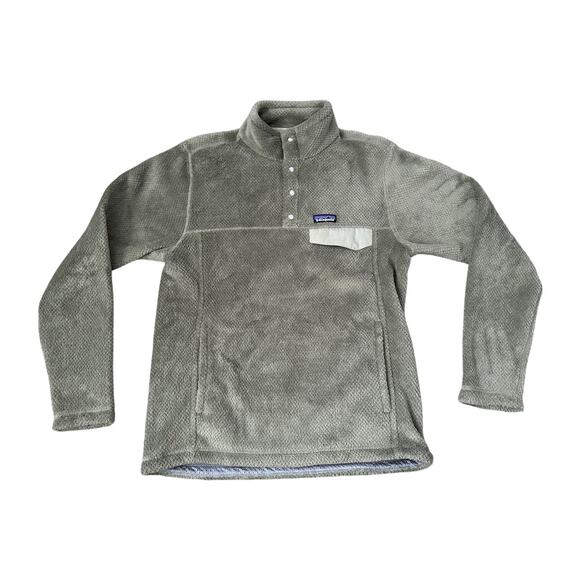 Patagonia Green Polartec Re-Tool Snap Pullover Mens Medium - Picture 1 of 8
